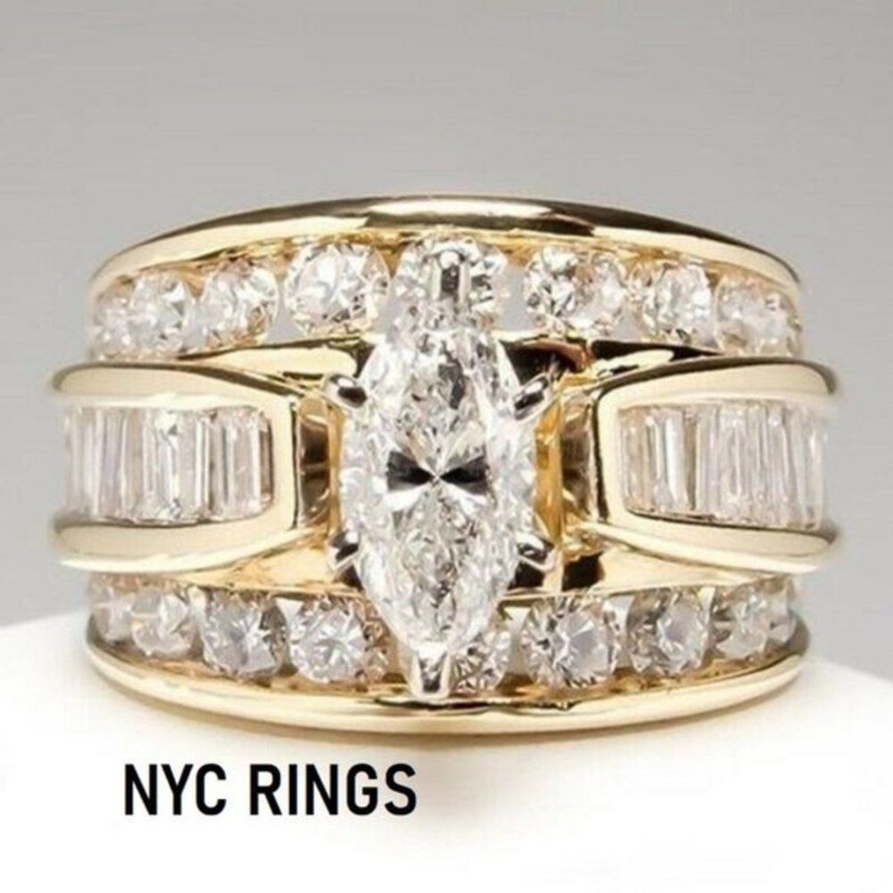 MARQUISE BRIDAL RING​​